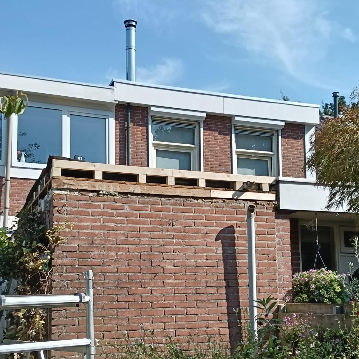 Randophoging en houtrotreparatie